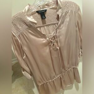 Silky White House black market top